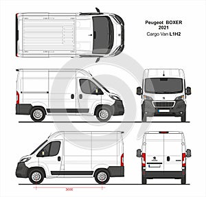 Peugeot Boxer Cargo Delivery Van L1H2 2021