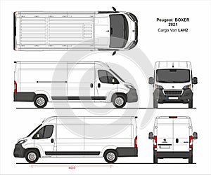 Peugeot Boxer Cargo Delivery Van L4H2 2021