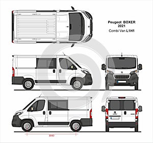 Peugeot Boxer Combi Delivery Van L1H1 2021