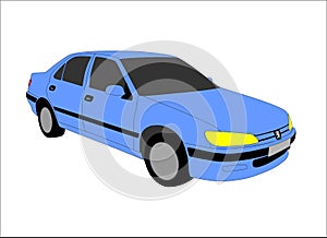 Peugeot 406 illustration photo