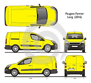 Peugeot partner Long 2016 Cargo Professional Van