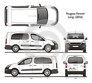 Peugeot partner Long 2016 Professional Van