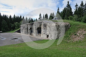 Pevnost Na Mytine - stronghold from 2nd World War in Orlicke hory mountains