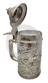Pewter beer mug