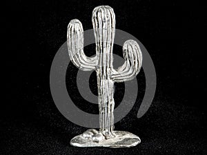 Pewter cactus photo