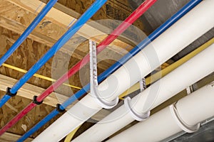 PEX and drain pipes