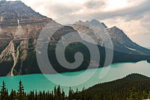 Peyto Lake, Banff Canada, in the Rockies