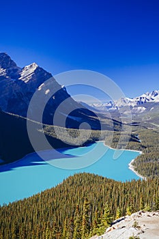 Peyto Lake, Banff National Park, Rocky Mountains, Alberta, Canad