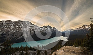 Peyto Lake and Caldron Peak