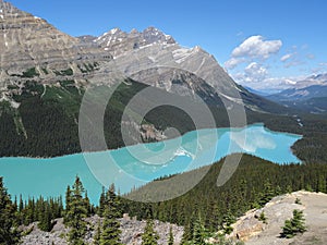 Peyto Lake, with reflections, Canada