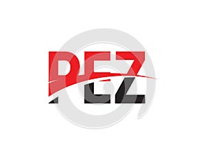 PEZ Letter Initial Logo Design Vector Illustration photo