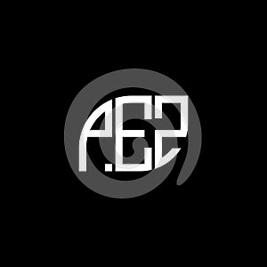 PEZ letter logo design on black background.PEZ creative initials letter logo concept.PEZ vector letter design photo