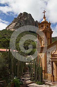 PeÃÂ±a de Bernal, monolith, Mexico photo