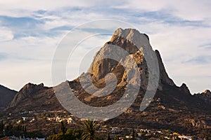 PeÃÂ±a de Bernal, monolith, Mexico photo