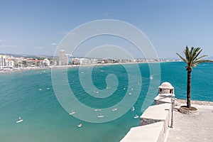 PeÃÂ±iscola Spain view from castle