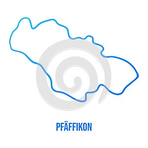 PfÃ¤ffikon district map, Zurich canton photo