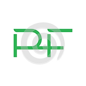 pf initial letter vector logo icon