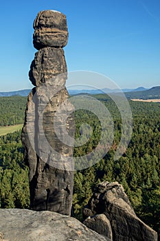 Pfaffenstein, Barbarine, SÃ¤chsische Schweiz, Germany photo