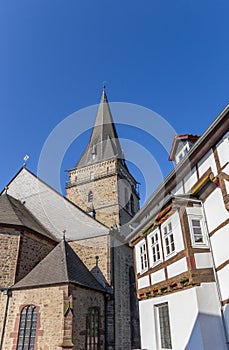 Pfarrkirche church in the historic center of Warburg