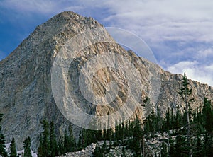 The Pfeifferhorn in the Lone Peak Wilderness, Red Pine Lakes Trail, Wasatch Range, Utah