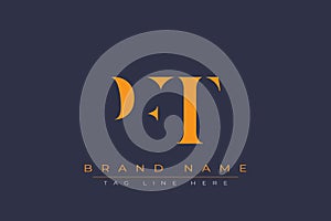 PFT abstract letter logo design
