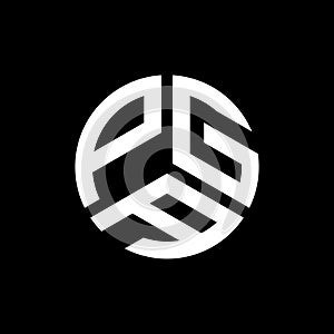 PGA letter logo design on black background. PGA creative initials letter logo concept. PGA letter design