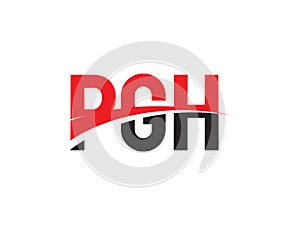 PGH Letter Initial Logo Design Vector Illustration