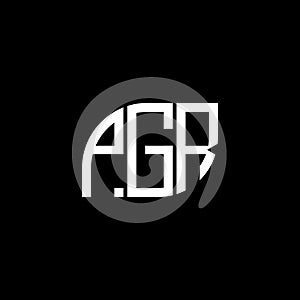 PGS letter logo design on black background.PGS creative initials letter logo concept.PGS vector letter design