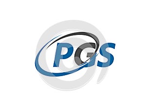 PGS logo, design, vector illustration