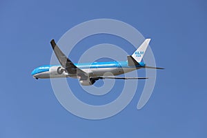 PH-BVC KLM Asia Boeing 777-306ER departing from Amsterdam Schiphol Airport at Aalsmeerbaan