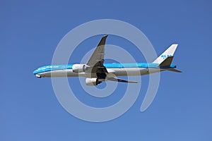 PH-BVC KLM Asia Boeing 777-306ER departing from Amsterdam Schiphol Airport at Aalsmeerbaan