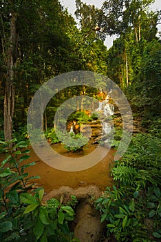 Pha Charoen Waterfall near Mae Sot Thailand