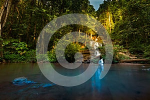 Pha Charoen Waterfall near Mae Sot Thailand