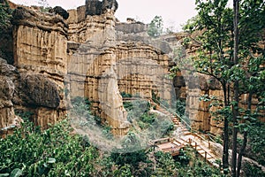 Pha Cho or the Grand Canyon Chiangmai in Mae Wang National Park,Thailand