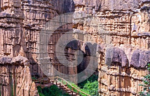 Pha Chor or Phachor in Doi Lo park is largest ancient Grand Canyon in Thailand National Park