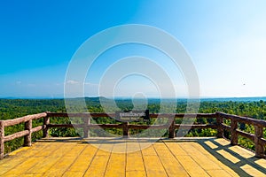 Pha Chor view point in Mae Wang National Park, Chiang Mai, Thailand