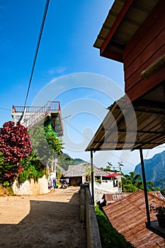 Pha Hi village on the mountain