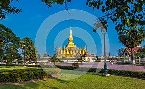 Pha That Luang, Great Stupa in Vientine, Laos