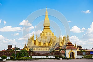 Pha That Luang stupa in Vientiane