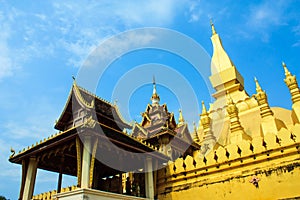 Pha That Luang , Vientian , Loas photo