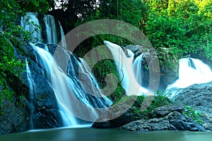 Pha Suea Waterfall at Tham Pla-Pha Suea National Park,Mae Hong S