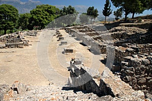 Phaistos Agora horizontal