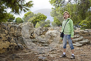 Phaistos or Festos, ancient city on the island of Crete