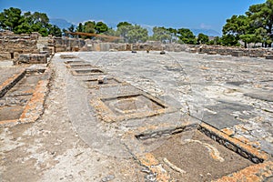 Phaistos palace on Crete, Greece