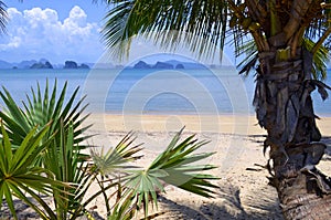 The Phang Nga Bay from a beach on Yao Noi Island