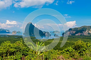 Phang Nga Bay viewpoint in Thailand