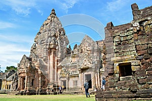 Phanom Rung historical park is old architecture at Buriram