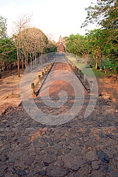 Phanom Rung Stone Castle Ruin of Buriram Thailand