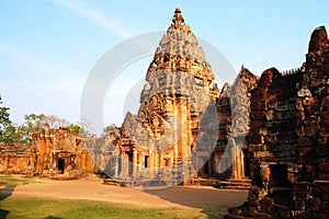 Phanom Rung Stone Castle Ruin of Buriram Thailand