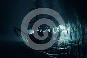 Phantom Shipwrecked Captain Ghosts Shadows